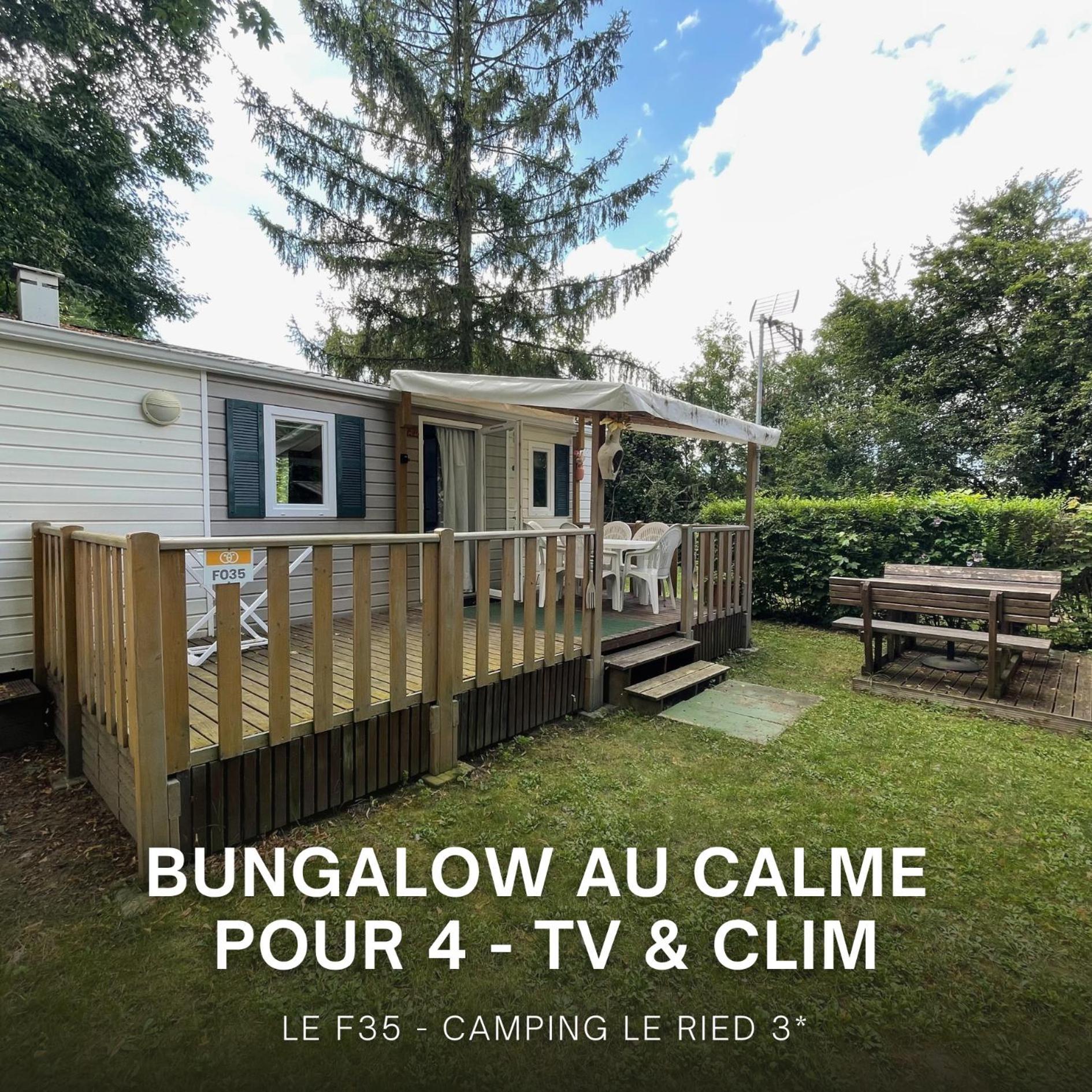Chez Roger - Bungalow Climatise Avec Tv - 2 Chambres 4 Personnes Boofzheim 外观 照片